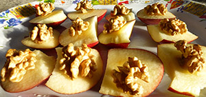 tostadas con naranja y chocolateamargo